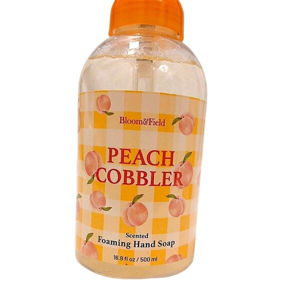 Bloom & Field Peach Cobbler Foaming Hand Soap 16.9oz Fruity Playful Discontinued - Picture 2 of 4